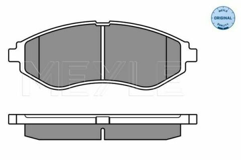 Колодки гальмівні (передні) Daewoo Lanos (Akebono)