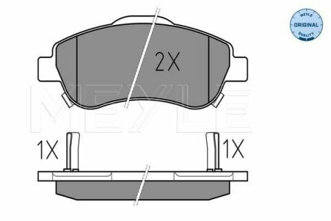 Колодки гальмівні (передні) Honda CR-V III/IV 07- (Bosch)