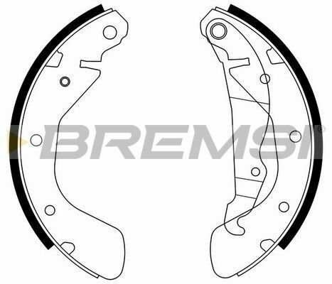 Тормозные колодки задние Opel Astra F 91-98/Corsa 82- (GM)