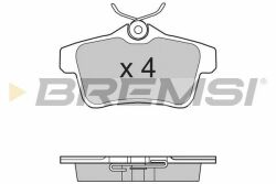 Тормозные колодки зад. Citroen C4 09-/Peugeot 3008 09- (TRW) Тормозные колодки зад. Citroen C4 09-/Peugeot 3008 09- (TRW)