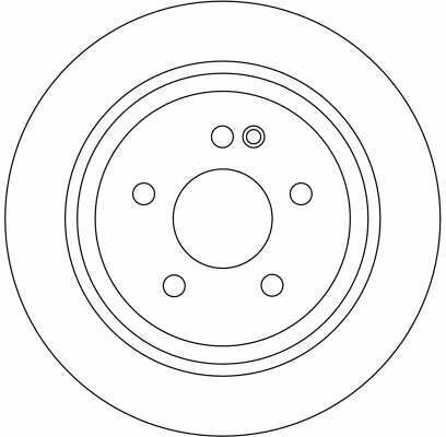 Гальмівний диск зад. Vito (639) 03-