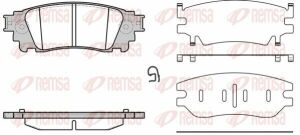 Тормозные колодки задние lexus nx 14-