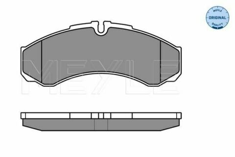 Колодки гальмівні (передні) Iveco Daily III 99-06 (Brembo)