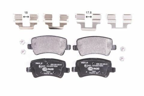 Комплект тормозных колодок, дисковый тормоз Комплект тормозных колодок, дисковый тормоз