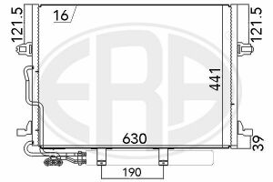 Радіатор кондиціонера MB E-class (W211) 02-09