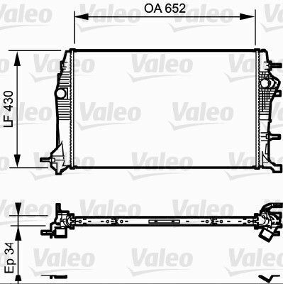 Радіатор охолодження Renault Scenic/Grand Scenic 1.6-2.0dCi 09-