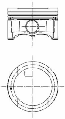 Поршень VW Caddy III 1.6 04-15 (81.51mm/+0.50)