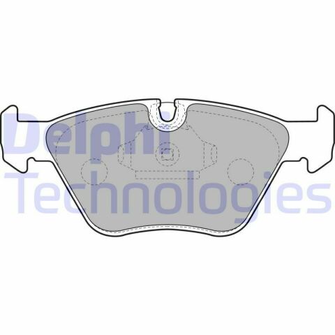 Колодки гальмівні (передні) BMW 5 (E39) 95-04 (Continental)