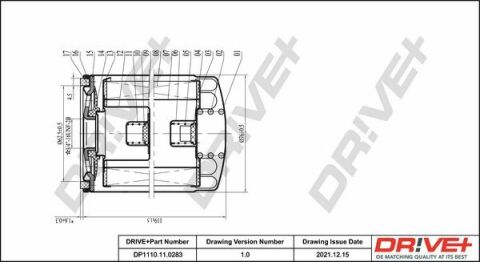 DP1110.11.0283 Drive+ - Фільтр оливи