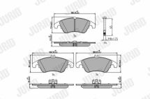 Тормозные колодки пер. DB E W212, C W204 07-