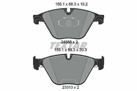 Колодки тормозные (передние) BMW 5 (F10, F11)/6 (F06, F12, F13) 09- (Teves) Q+