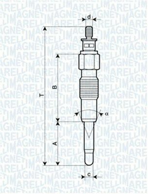 Свеча накаливания CITROEN JUMPER, RELAY FIAT DUCATO IVECO DAILY RENAULT MASTER II [062900040304]