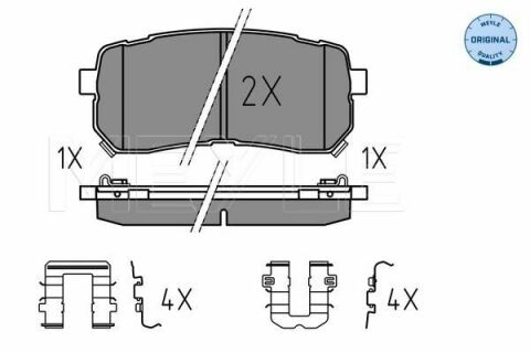 Колодки тормозные (задние) Hyundai H-1/Starex 08-/Kia Carnival 06-