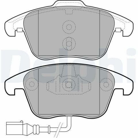 Тормозные колодки передние Tiguan 07- VW