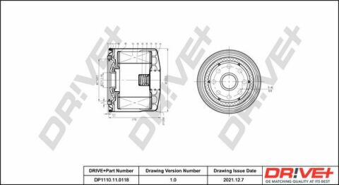 DP1110.11.0118 Drive+ - Фільтр оливи