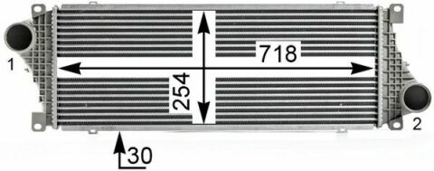 Радіатор інтеркулера MB Sprinter TDI/CDI 96-06