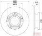 JAPANPARTS FORD Диск гальм задн. Transit 12-, фото 1 - інтерент-магазин Auto-Mechanic