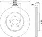 Гальмівний диск перед. Lexus RX 03-08 3.0-3.5 (PRO), фото 4 - інтерент-магазин Auto-Mechanic