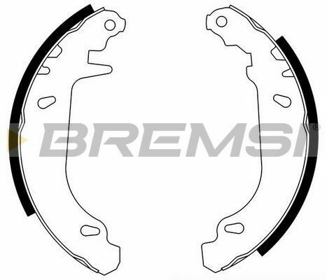 Гальмівні колодки зад. Xsara 97-05, ZX 91-98/Peugeot 306 93-2 (Bendix) (180х32)