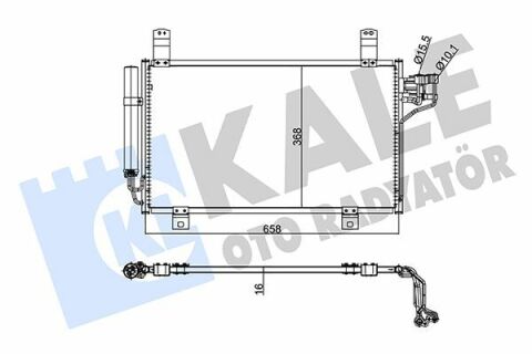 KALE MAZDA Радіатор кондиціонера CX-5 12-