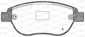 Комплект тормозных колодок, дисковый тормоз