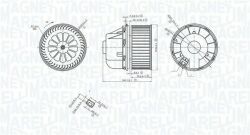 Вентилятор салону focus ii, galaxy, kuga i, mondeo iv, s-max