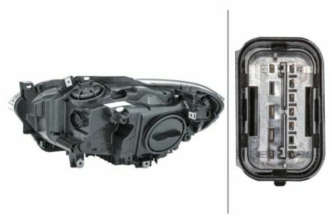 HELLA BMW Фара основна галоген, з мотором, H7/H7 PY21W W21W прав.1 F20/21 10-