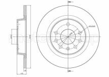 Гальмівний диск задн. Croma/Vectra (02-15)