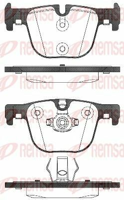 тормозные колодки задние3 f30/34,4 f33//36