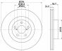 Гальмівний диск перед. Forester/Impreza/Outbak/Legacy 2.0-3.0 00-, фото 4 - інтерент-магазин Auto-Mechanic