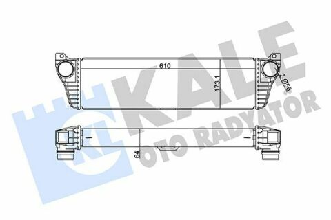 KALE DB Интеркулер Vito 2.2CDI 10-