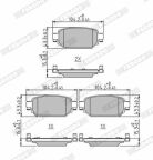 Колодки тормозные дисковые (комплект 4 шт)