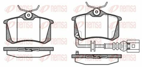 VW Тормозные колодки задн.Audi,Seat,Skoda Fabia,Polo 01-