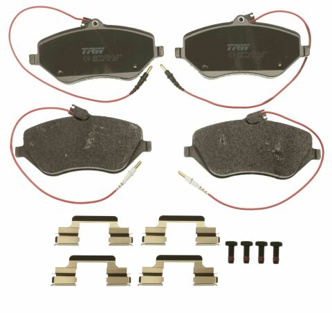 Гальмівні колодки пер. Peugeot 407/607 04- (TRW) (162,3x79,1x18,4)