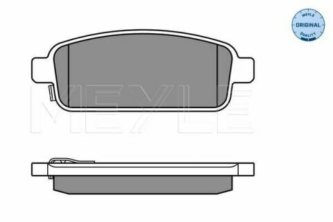 Колодки гальмівні (задні) Chevrolet Cruze/Opel Astra J 09- (R16)