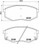 Тормозные колодки пер. Hyundai ix20/ix35 10- /Kia Sportage (SL) 10- (Mando), фото 1 - интернет-магазин Auto-Mechanic