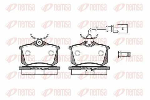 VW Тормозные колодки задн. Sharan, Seat, Ford Galaxy 96-