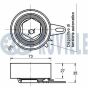 RUVILLE VW Ролик натяжителя ремня T4, LT28-46 2.5TDI, VOLVO S70,S80, фото 2 - интернет-магазин Auto-Mechanic