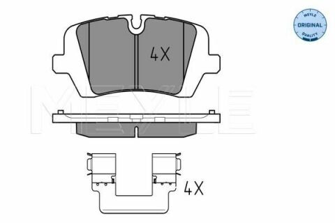 Тормозные колодки (задние) Land Rover Range Rover 2.0/3.0/5.0D 4x4 12- (TRW) (с аксессуарами)