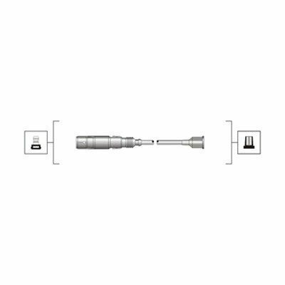 Проводи запалювання VW T4 2.8 95-03 (високовольтні) (к-кт) (MSQ0086)