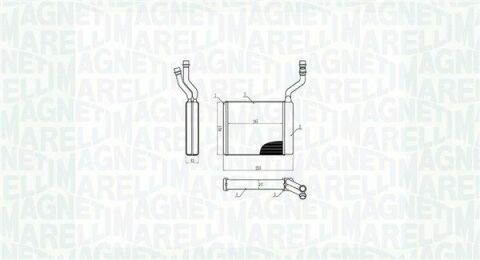 Радіатор опалення c-max,focus,kuga i,mazda 3/5,volvo