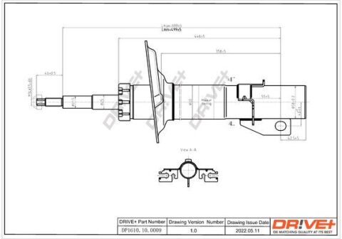 Амортизатор (передний) Citroen Jumper/Fiat Ducato/Peugeot Boxer 06- (1.1-1.5t)