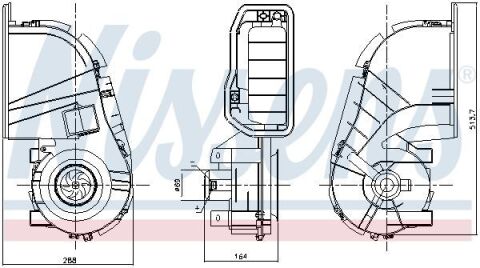 Вентилятор RENAULT CLIO II (98-) 1.6 i 16V