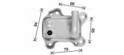 Масляный радиатор Corsa C, Combo Tour, Meriva 1.7CDTI 03- OPEL Масляный радиатор Corsa C, Combo Tour, Meriva 1.7CDTI 03- OPEL