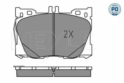 Колодки тормозные (передние) MB C-class (W205/S205/C205)/E-class (W213) 16-