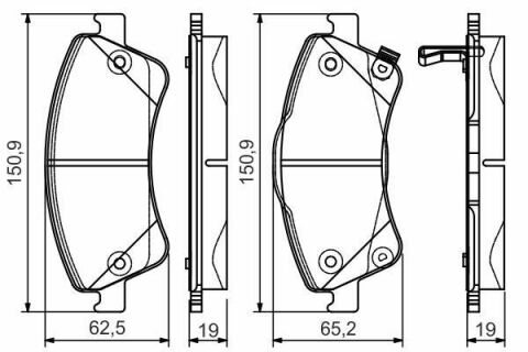 Колодки тормозные (передние) Toyota Avensis/Verso 08-18/Auris 06-15