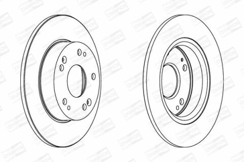 562544CH (Champion) Гальмівний диск