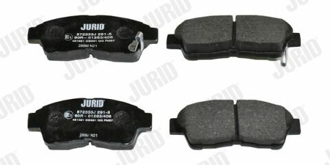 JURID TOYOTA Тормозный колодки передние CARINA E,COROLLA,CAMRY 92