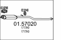 Середня  частина  вихлопної  системи  (Резонатор)