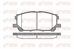 LEXUS Тормозные колодки дисковые RX300 03-
